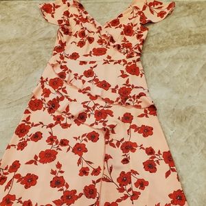 Adrianna Papell Gauzy Crepe Dress